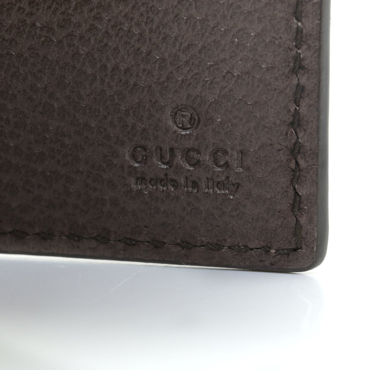 GG Supreme Monogram Tian Bi-Fold Wallet Beige Multicolor New Acero