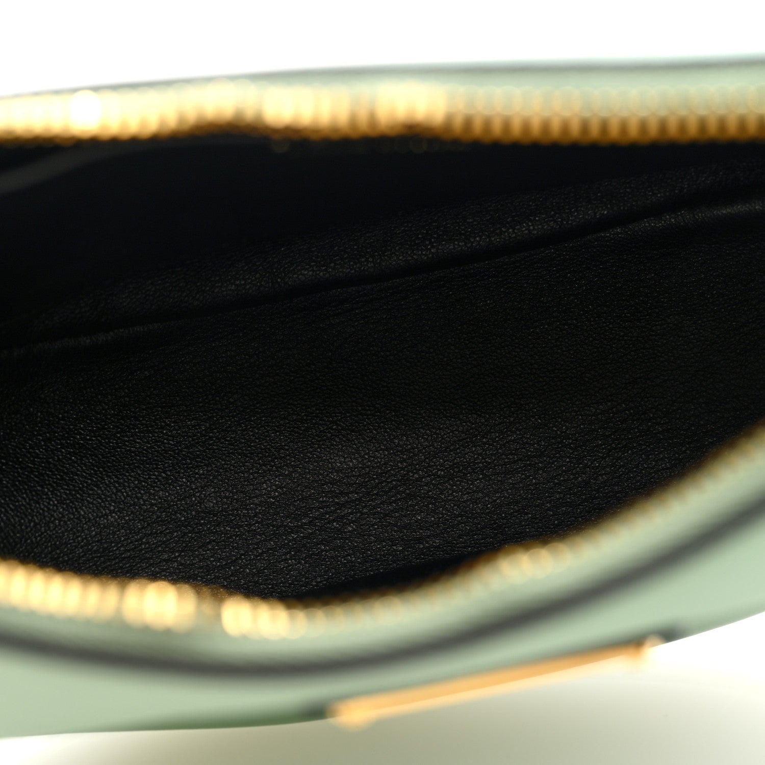 Prada Soft Calfskin Arque Shoulder Bag Green 5 of 9