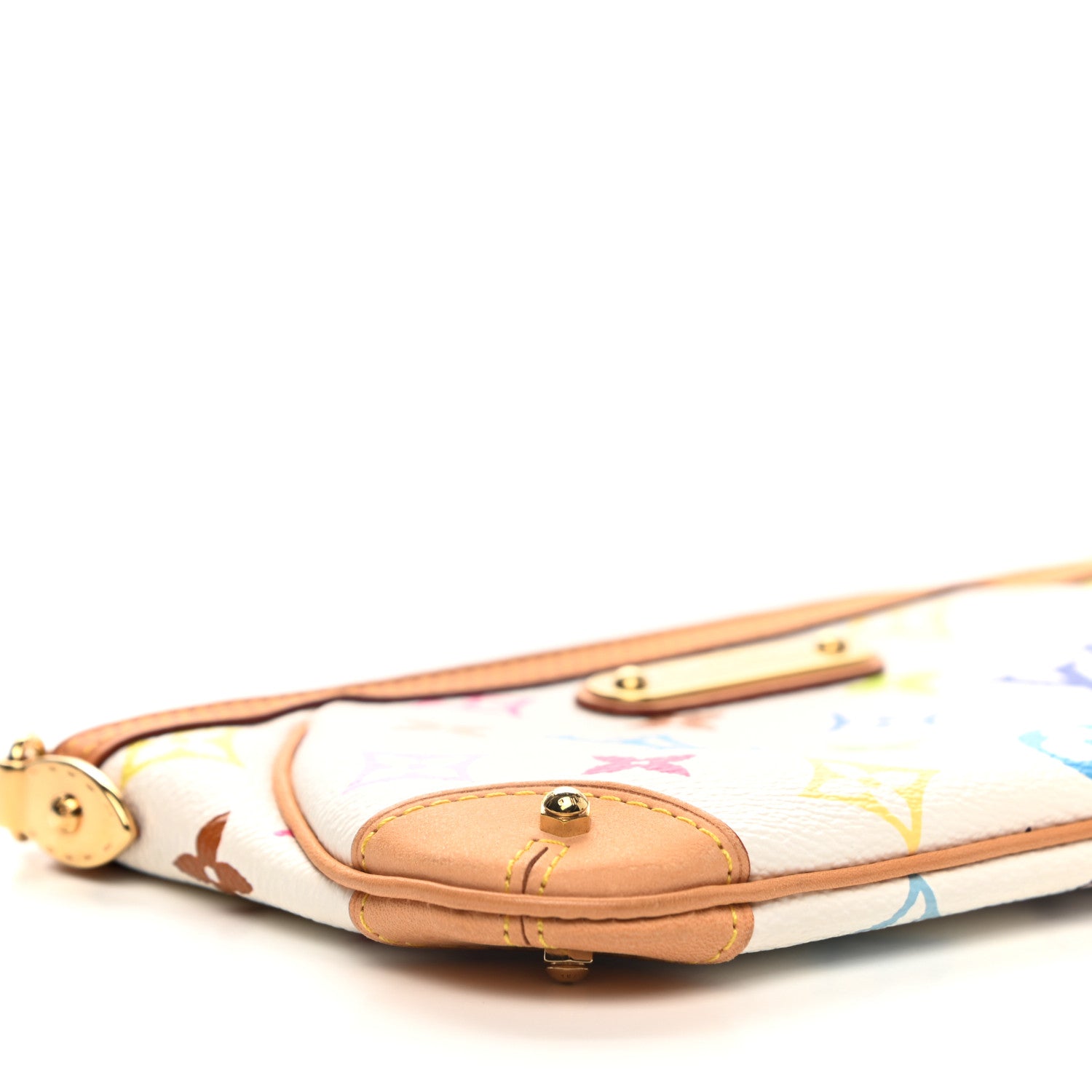 Louis Vuitton Monogram Multicolor Pochette Milla MM White 7 of 9