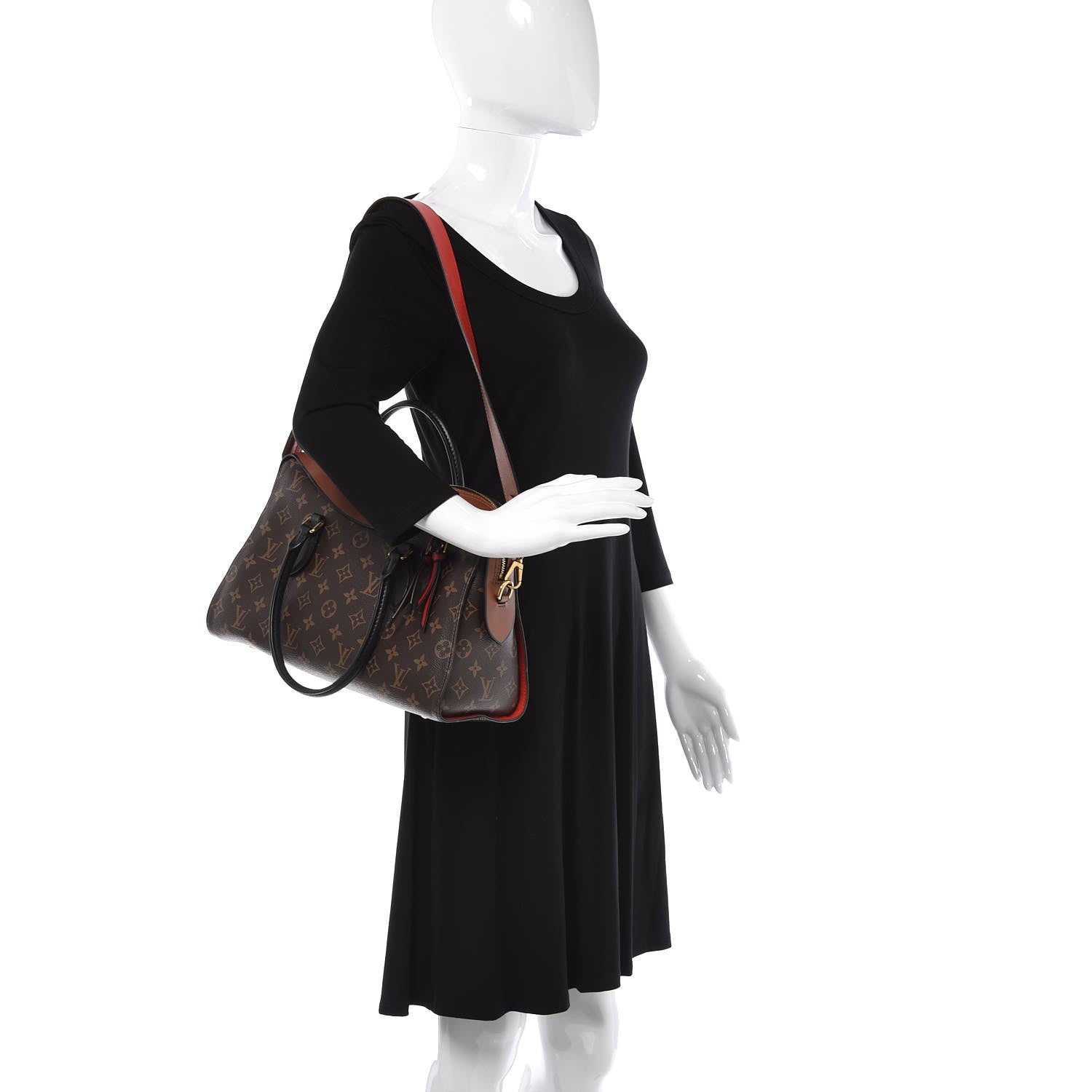 Louis Vuitton Monogram Tuileries Caramel Rouge 2 of 11