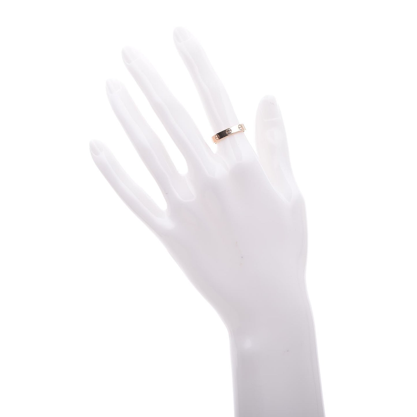 18K Pink Gold 4mm LOVE Wedding Band Ring 51 5.75