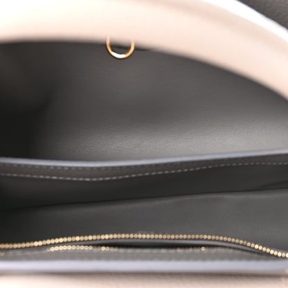 Louis Vuitton Taurillon Capucines MM Steeple Gray 6 of 10
