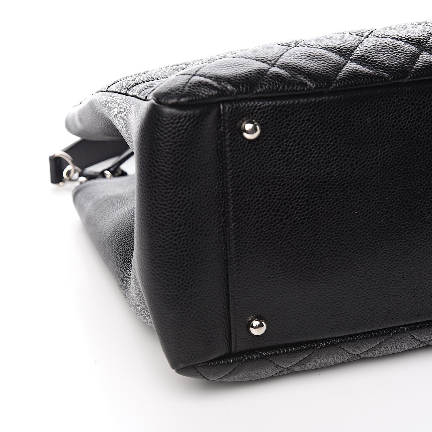 Chanel Caviar Quilted XL Grand Shopping Tote GST Black 8 of 10