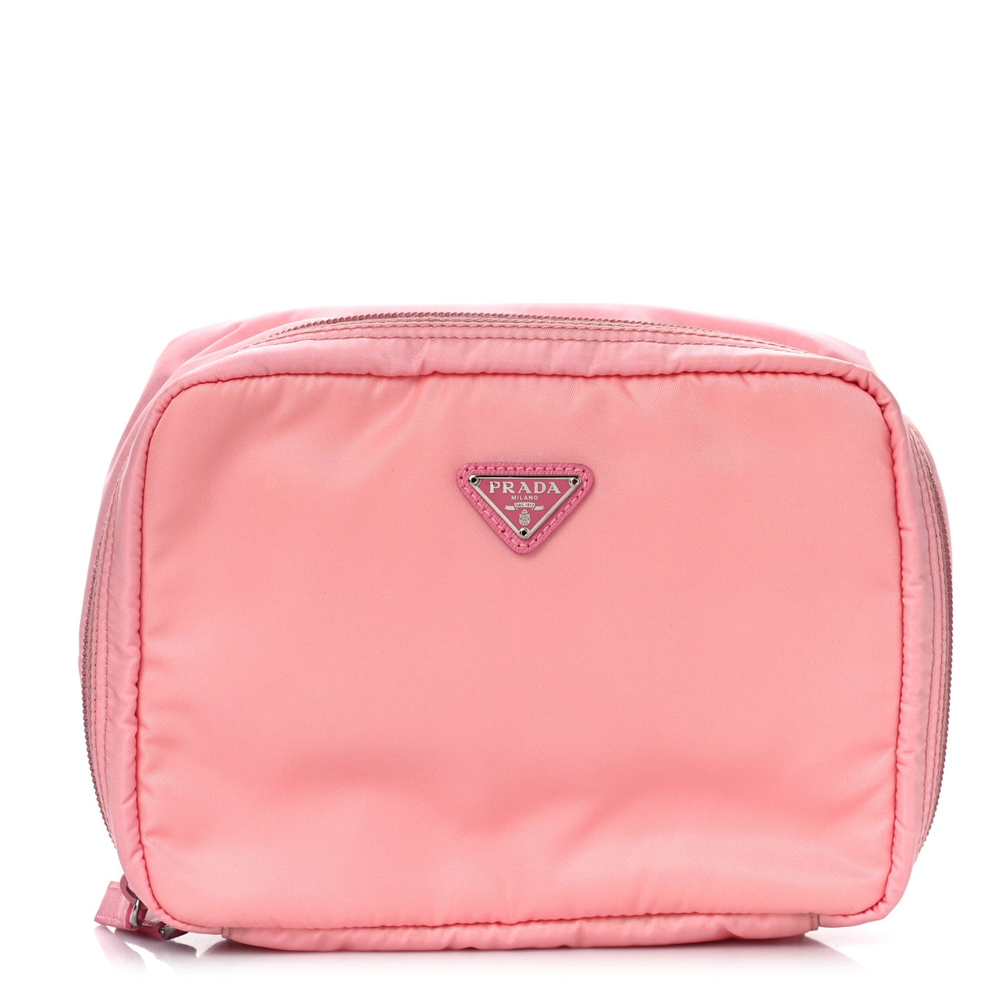 Nylon Vela Cosmetic Case Pink