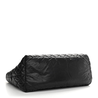 Chanel Nylon Quilted Large Coco Cocoon Tote Black 4 of 11