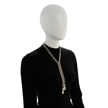 Chanel Resin Crystal CC No 5 Perfume Bottle Necklace 2 of 7