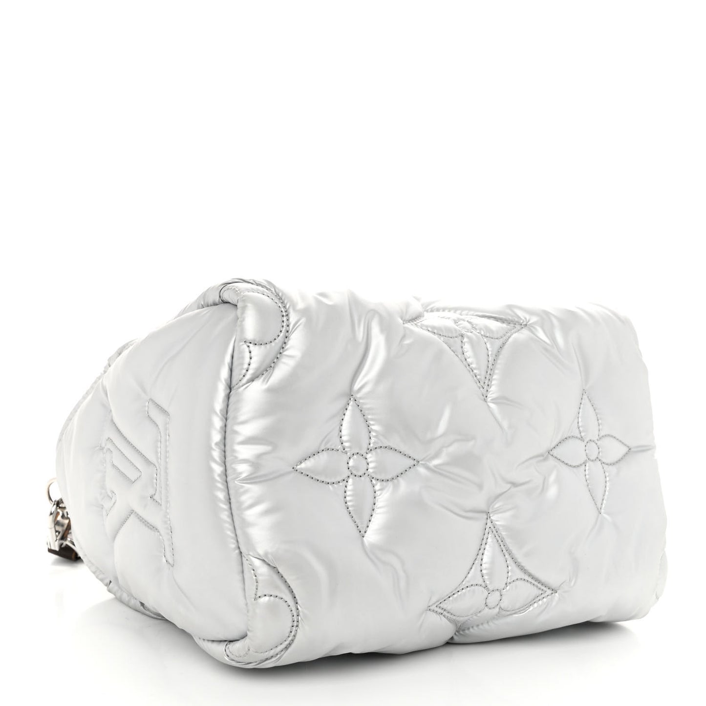 Econyl Mini Monogram Pillow Speedy Bandouliere 25 Silver