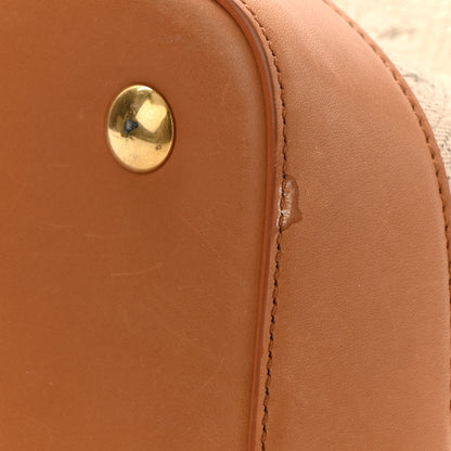 Saint Laurent Canvas All-Over Monogram Bucket Bag Brown 12 of 13