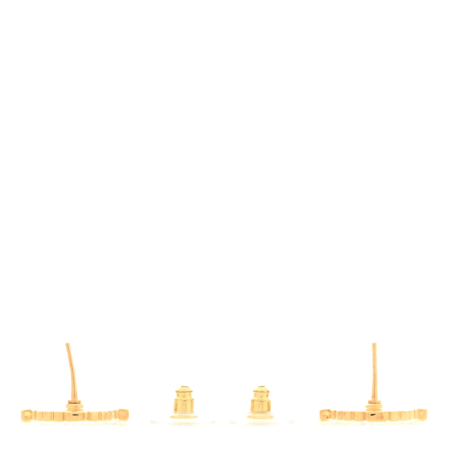 Metal Rue Cambon Earrings Gold
