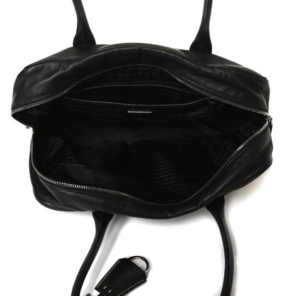 Prada Nappa Hydra Shoulder Bag Black 4 of 20