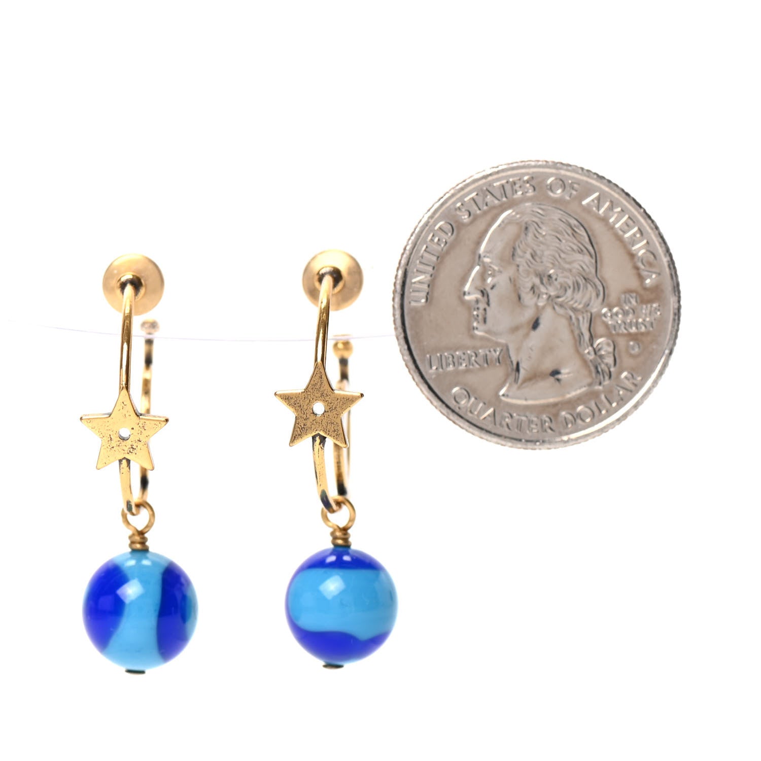 Christian Dior Astre Lunaire Tribales Hoop Earrings 2 of 5