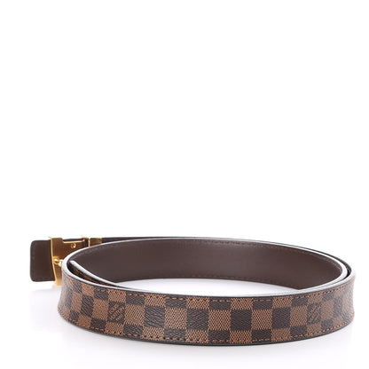 Louis Vuitton Mini Damier Ebene 25mm LV Initiales Belt 80 32 3 of 7