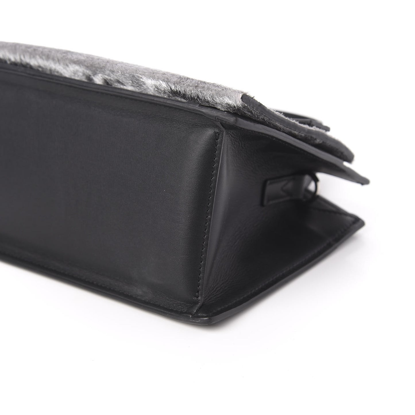 Calfskin Lux Calf Hair Mini Milano Tote Black