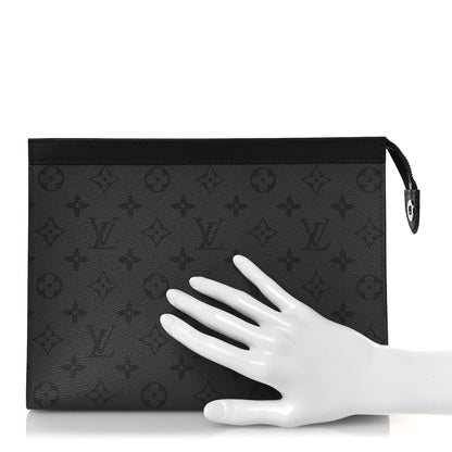 Louis Vuitton Monogram Eclipse Reverse Pochette Voyage MM 2 of 10