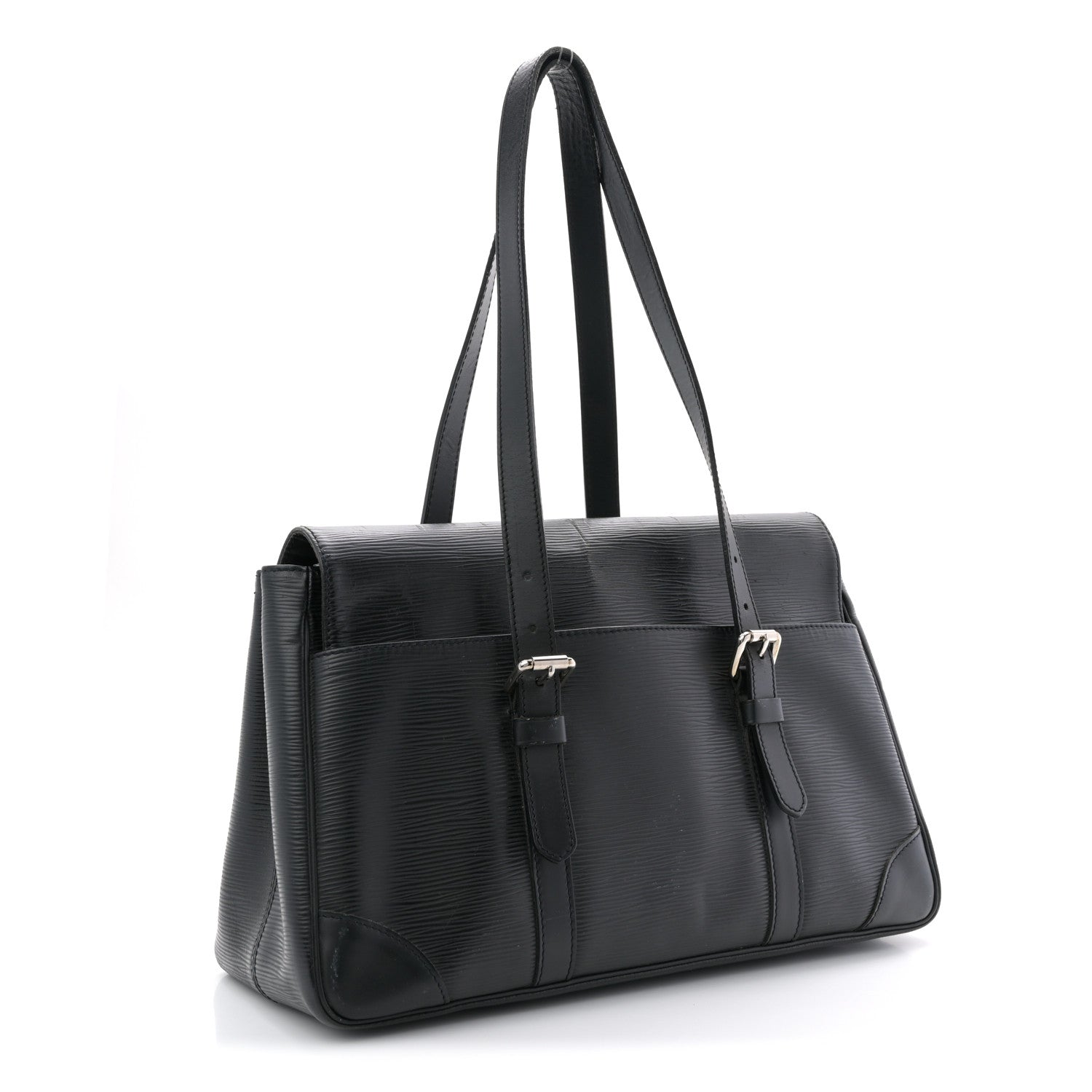 Louis Vuitton Epi Segur MM Black 4 of 27