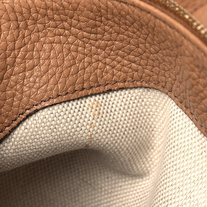 Gucci Pebbled Calfskin Large Soho Hobo Camelia 12 of 12