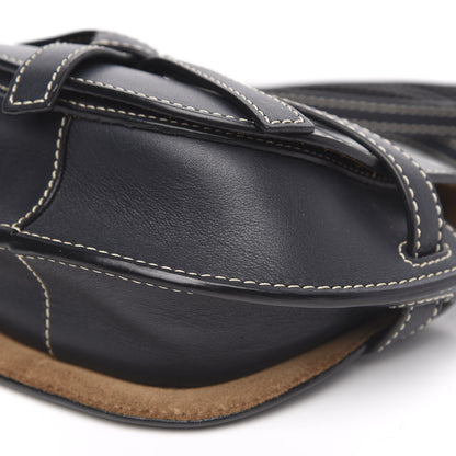 Loewe Grained Calfskin Mini Gate Crossbody Bag Navy 10 of 10