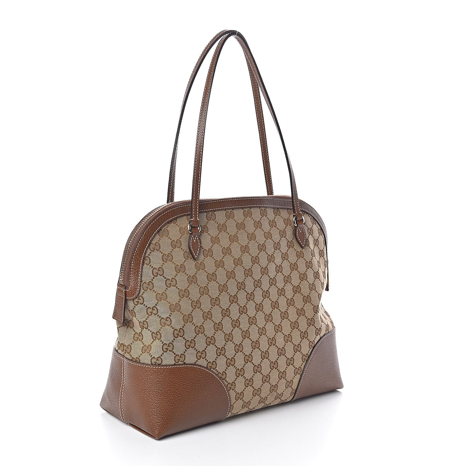Gucci Monogram Medium Bree Shoulder Bag Beige Tabacco 3 of 10