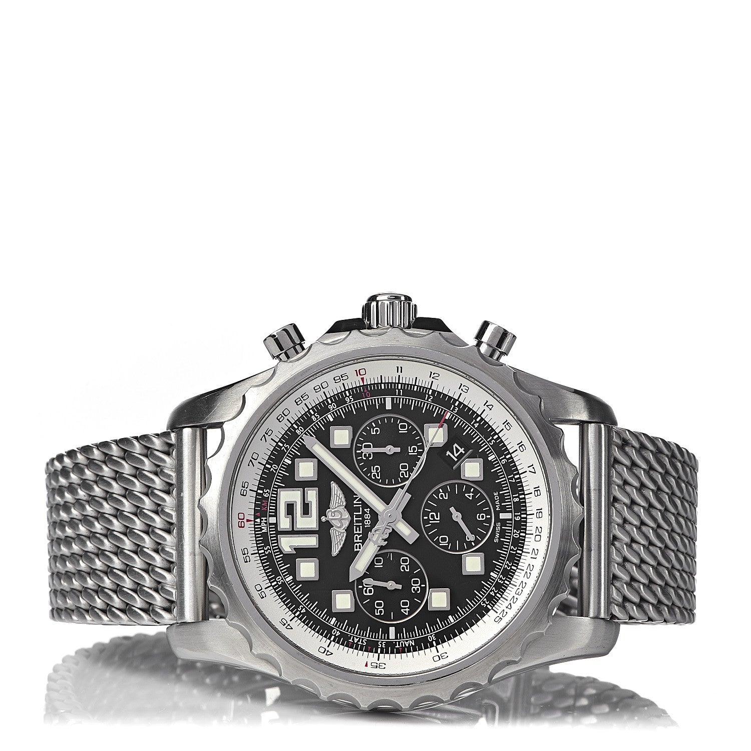 Breitling Stainless Steel 46mm Chronospace Chronograph Automatic Watch Black A23360 3 of 6