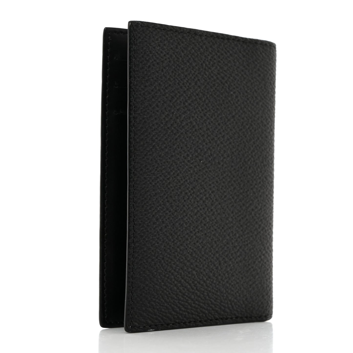 Textured Coated Canvas Monkey Brother Print Folding Card Holder Black