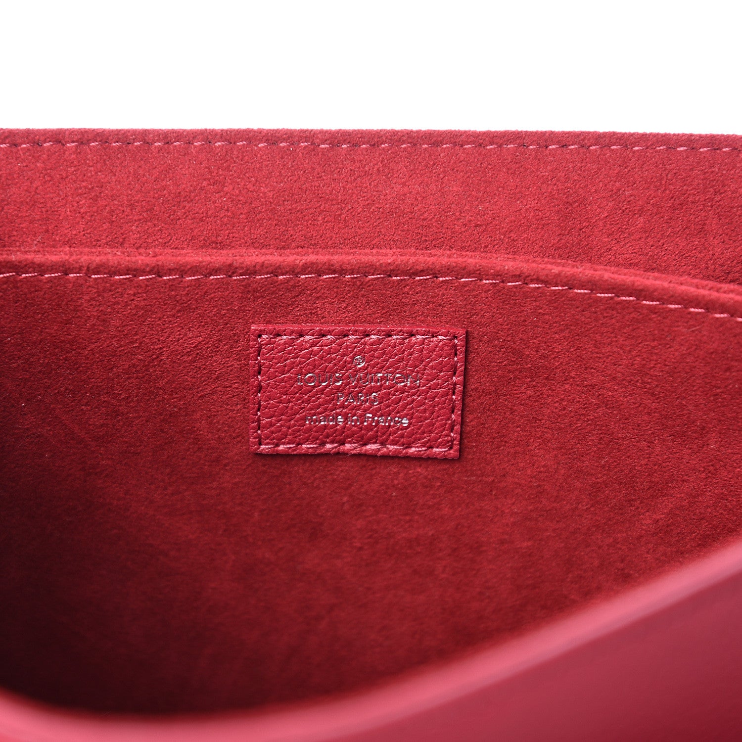 Louis Vuitton Soft Calfskin My Lockme Top Handle Rose Boudoir Lie de Vin Creme 5 of 9