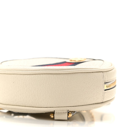 Gucci Textured Calfskin Web Mini Ophidia Round Backpack Mystic White 10 of 10