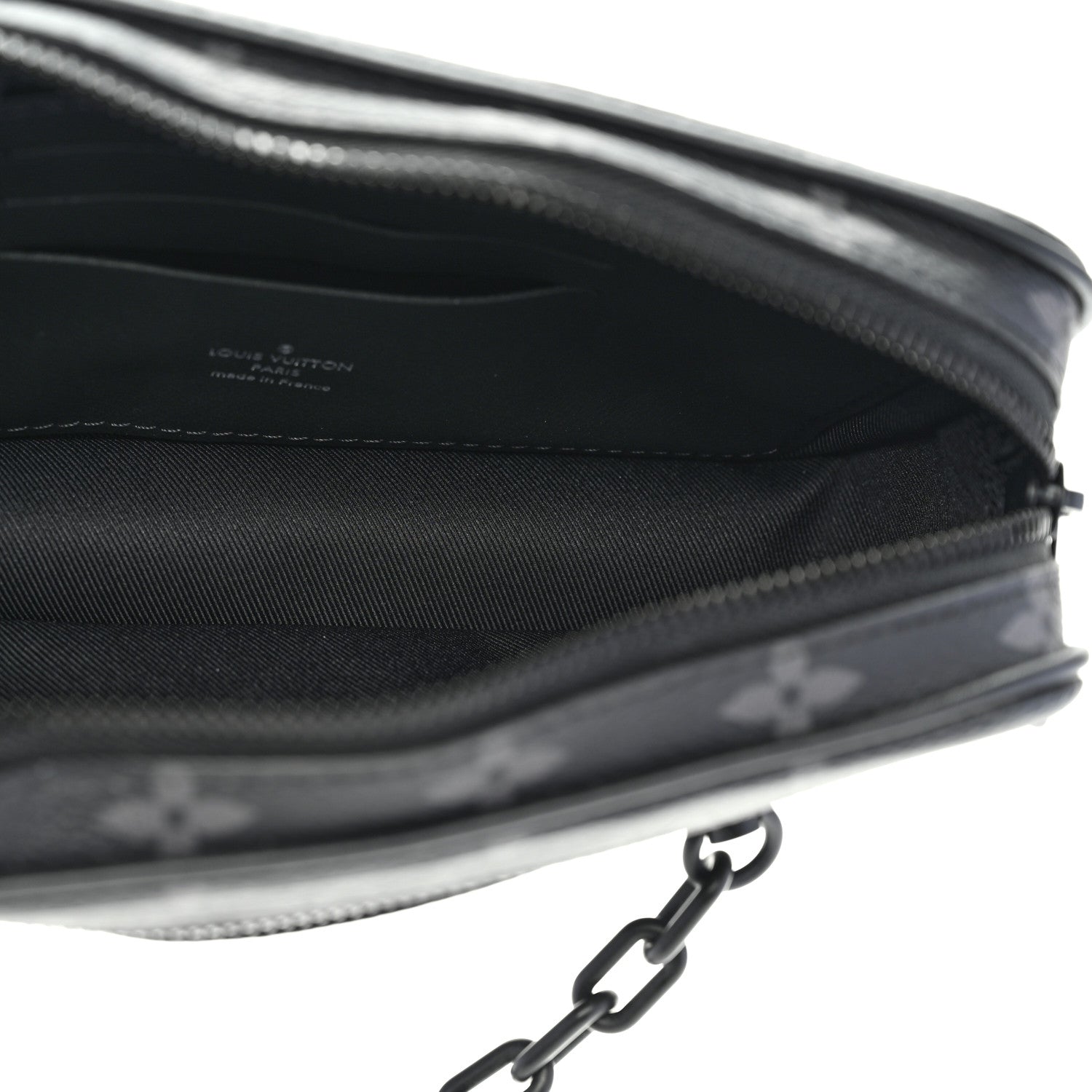 Louis Vuitton Monogram Eclipse Pochette Volga 5 of 6