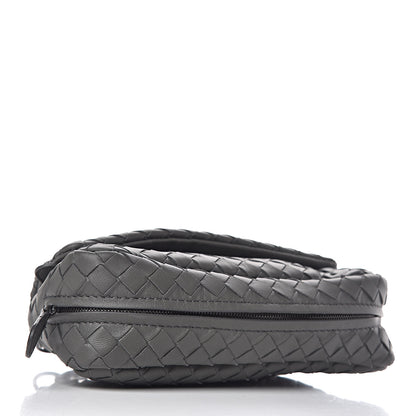 Bottega Veneta Nappa Intrecciato Small Chain Crossbody Light Grey 4 of 11