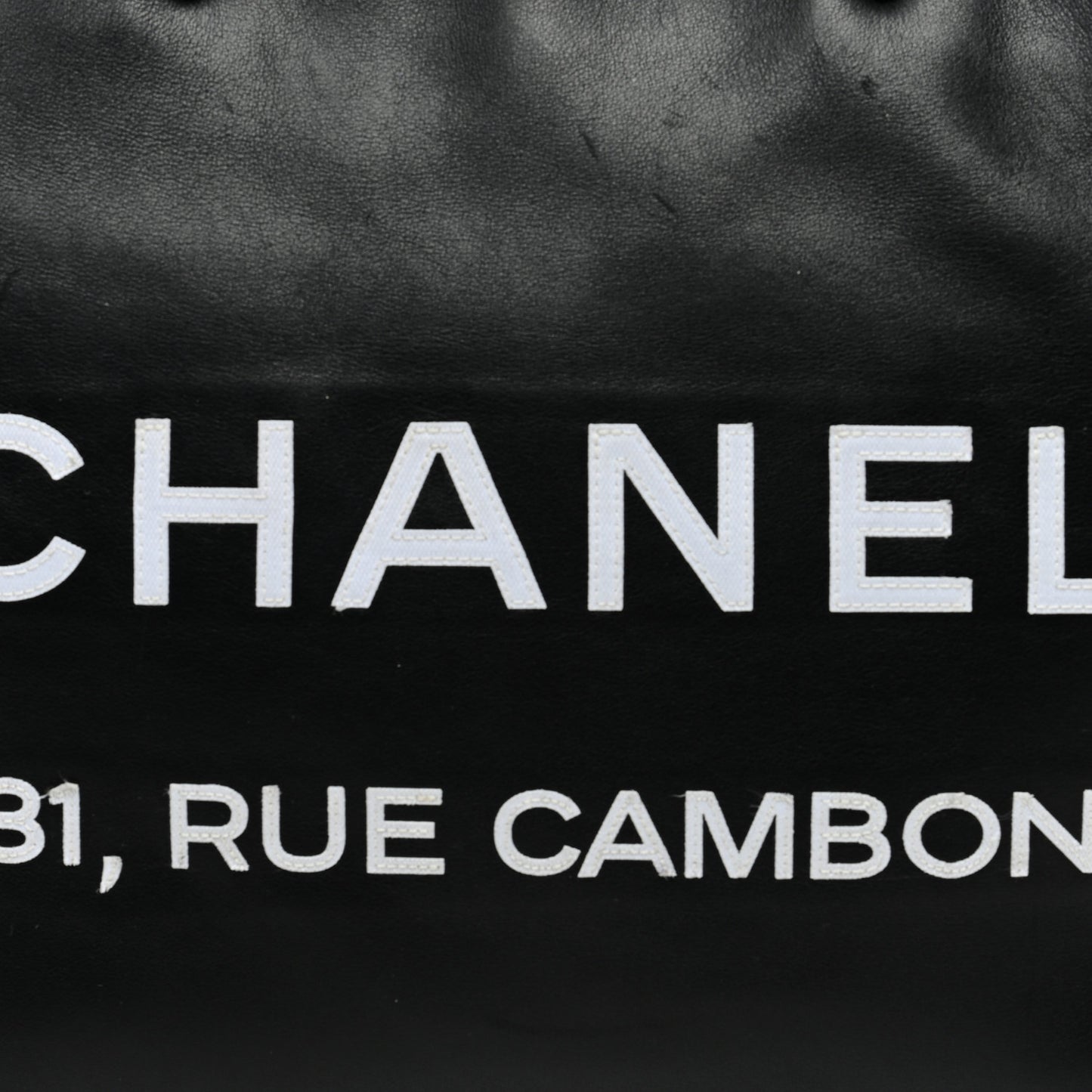 Calfskin Large Essential 31 Rue Cambon Tote Black