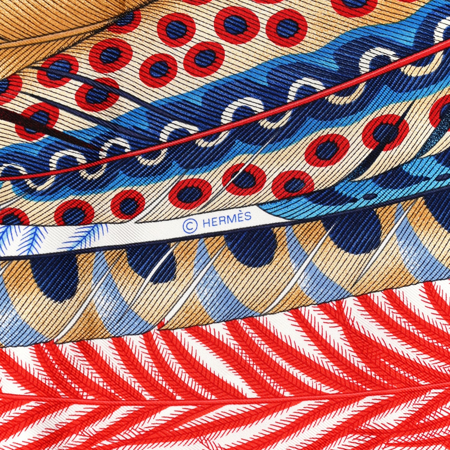 Silk Plumes En Fete Scarf 90