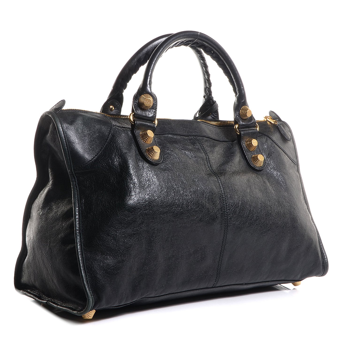 Agneau Giant 21 Gold Hardware Work Black
