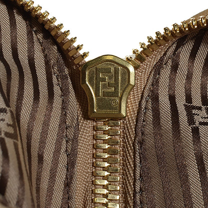 Fendi Calfskin Large Chameleon Tote Cognac Camel Black 12 of 12