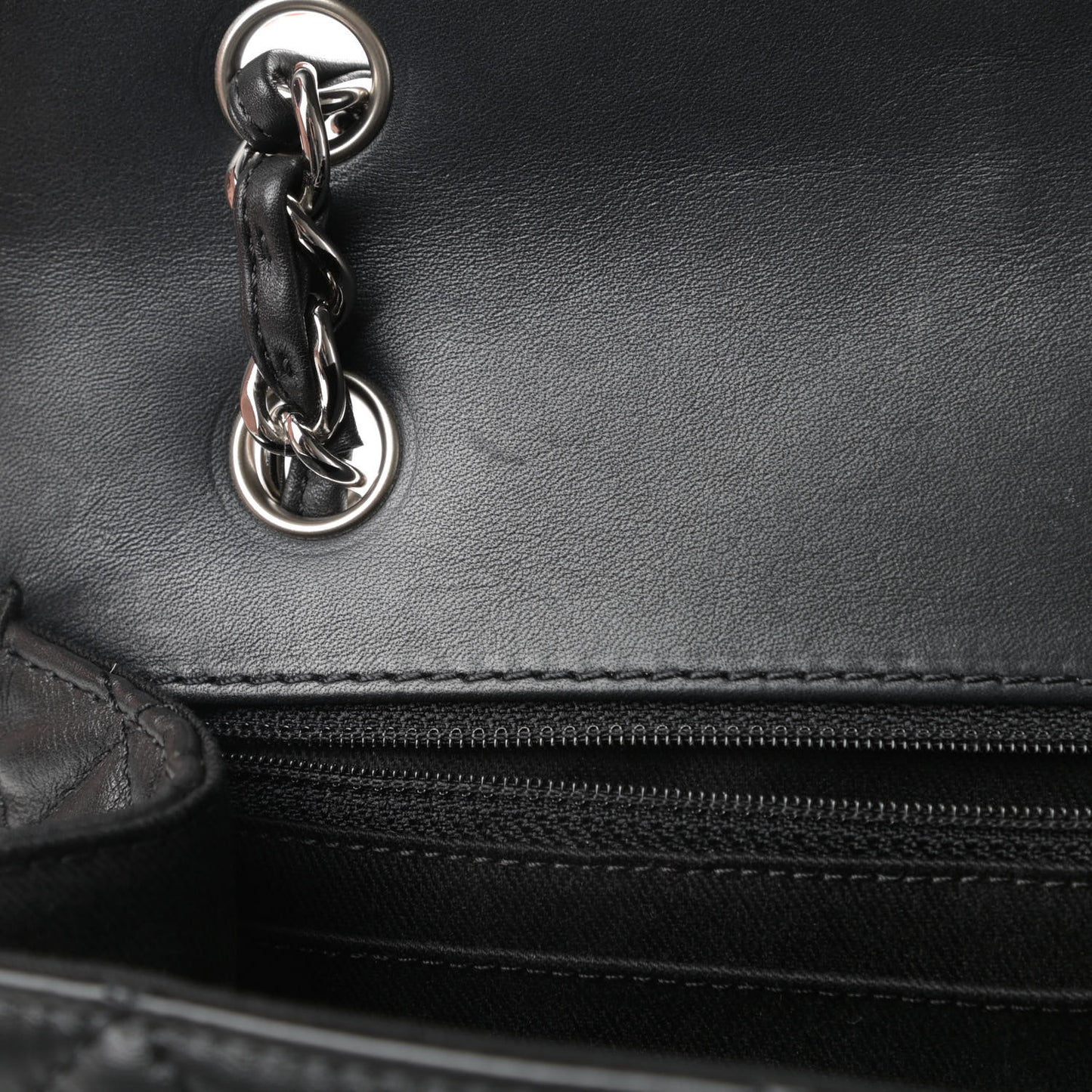 Calfskin Quilted In The Business Flap Bag Black