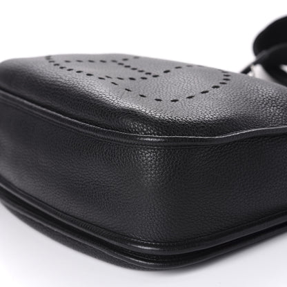 Hermes Taurillon Clemence Evelyne III GM Black 7 of 9