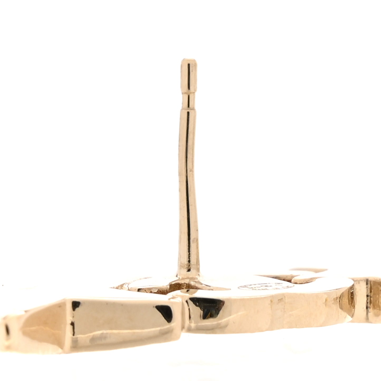 Crystal Star CC Earrings Gold