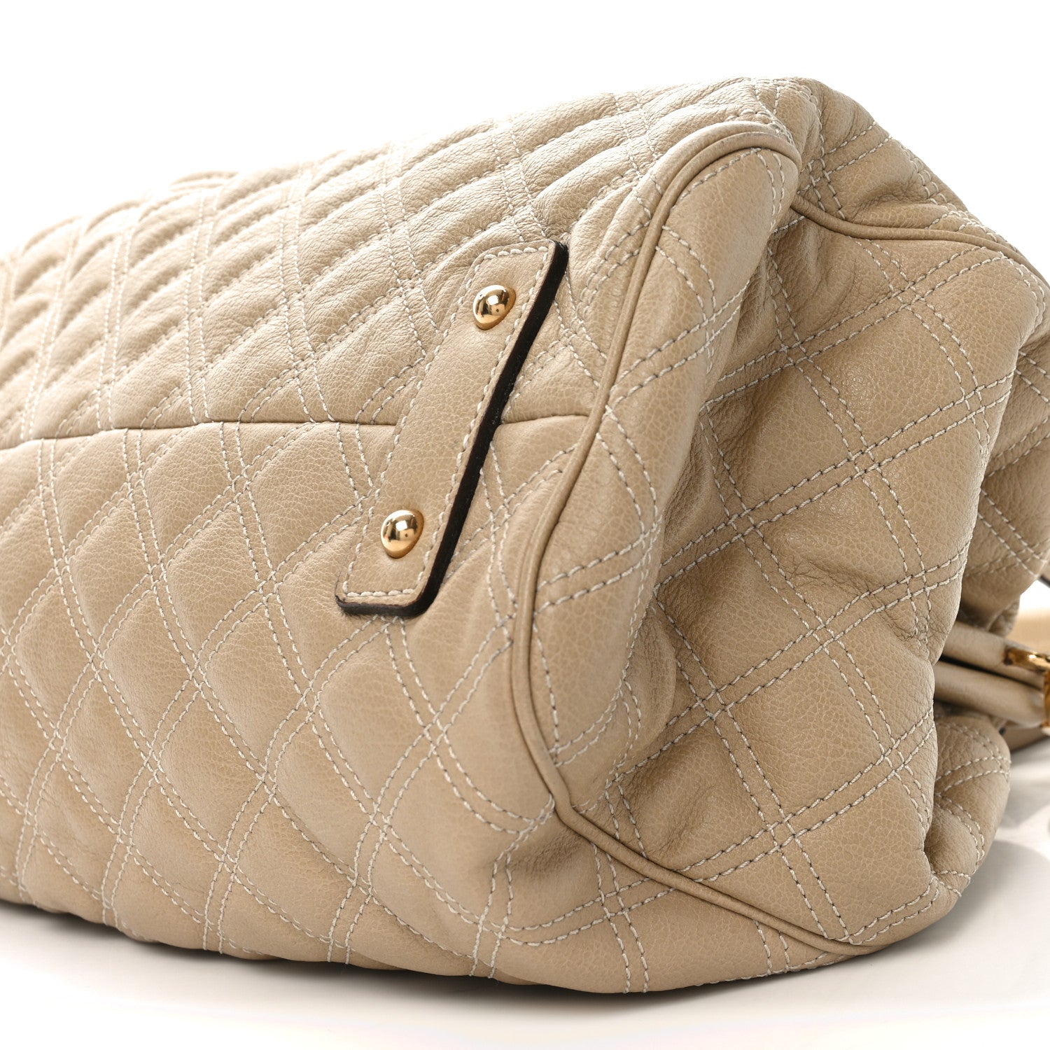 Marc Jacobs Calfskin Quilted Stam Camel 9 of 9