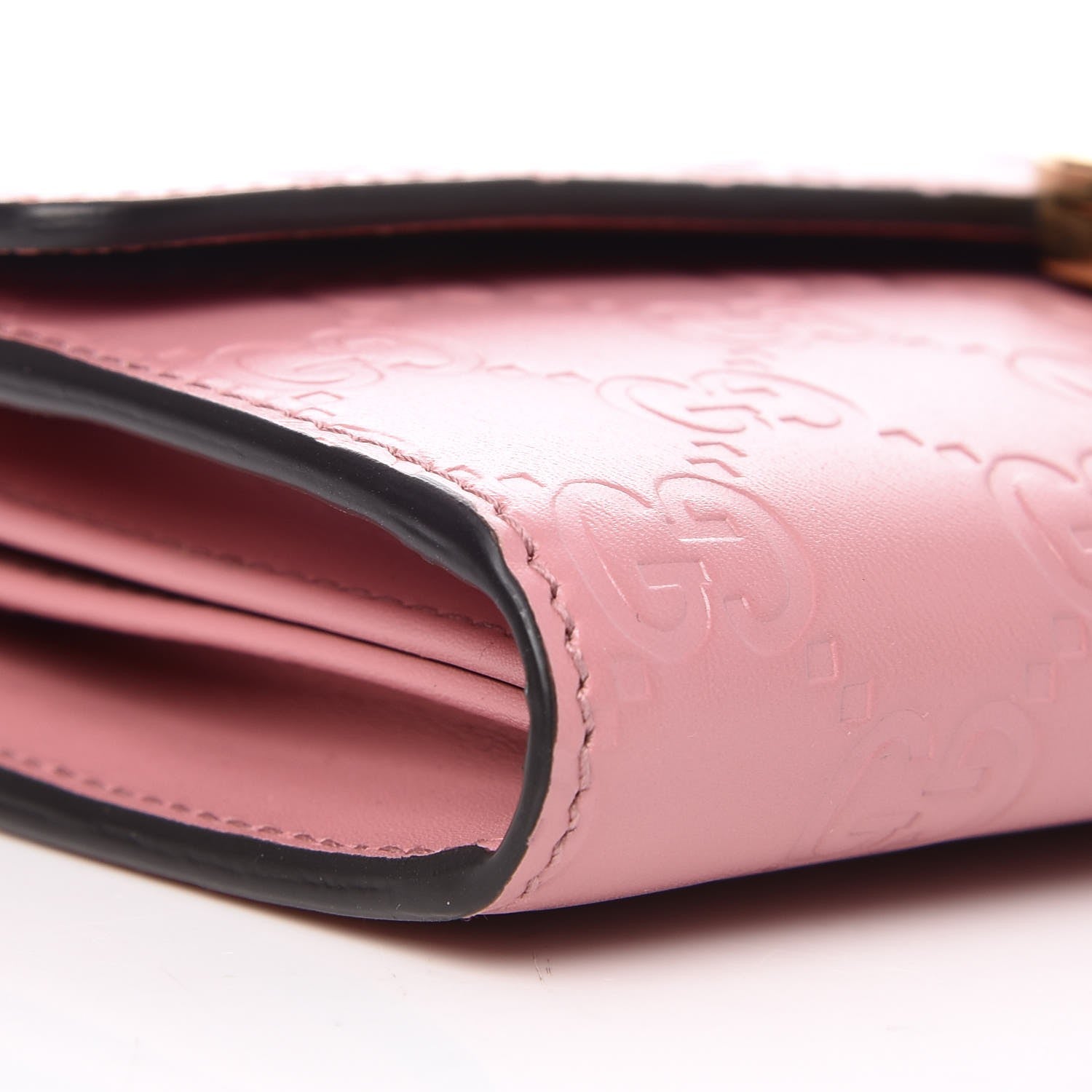 Gucci Guccissima Signature Icon Continental Wallet Carmine Rose 8 of 9