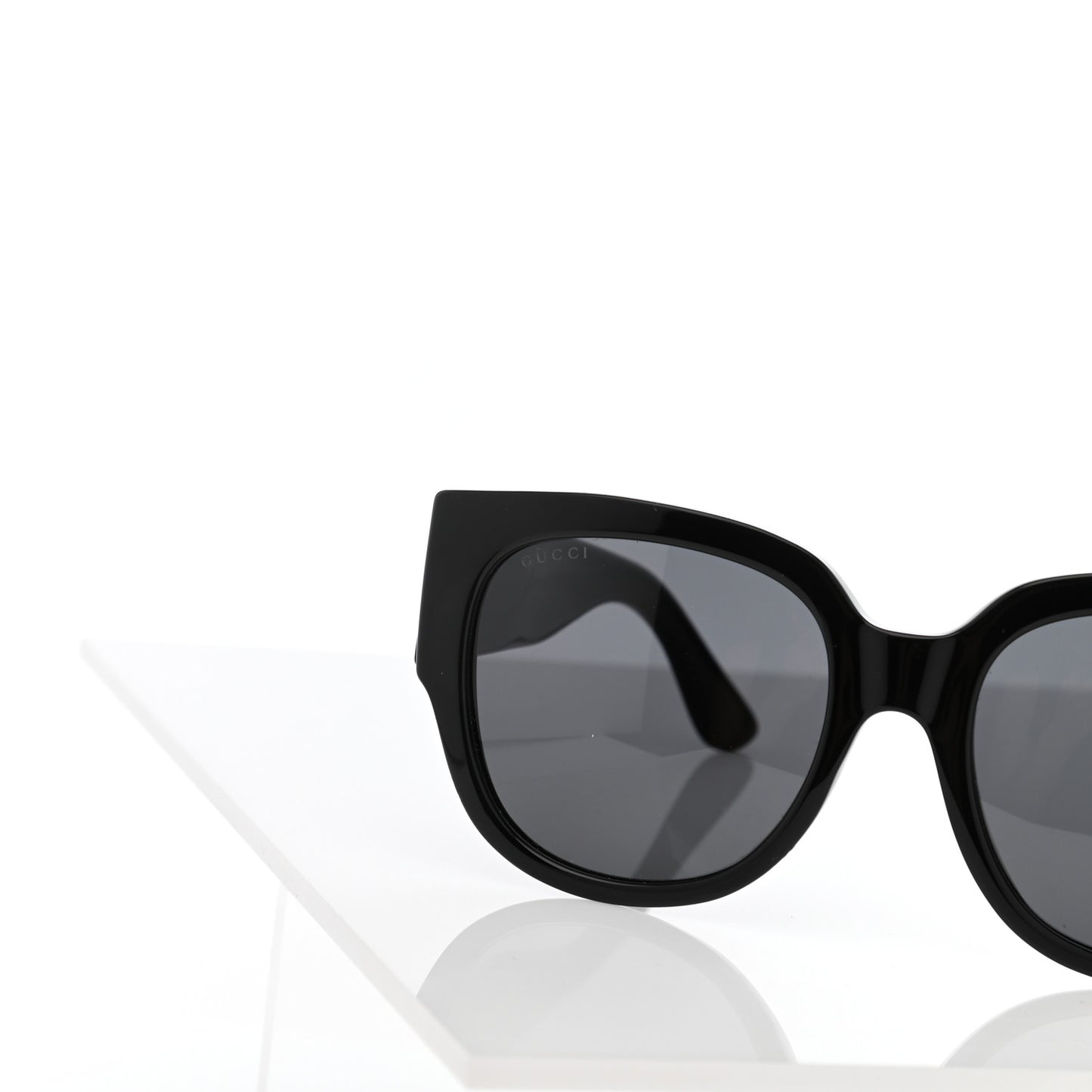 Acetate Square Frame Sunglasses GG0142SA Black