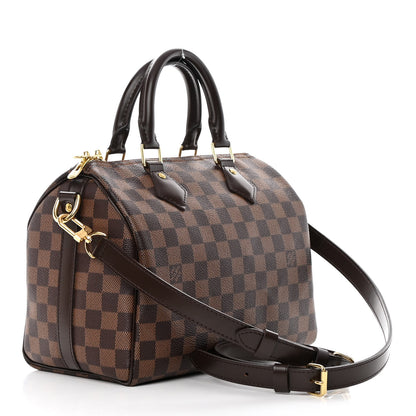 Louis Vuitton Damier Ebene Speedy Bandouliere 25 3 of 14