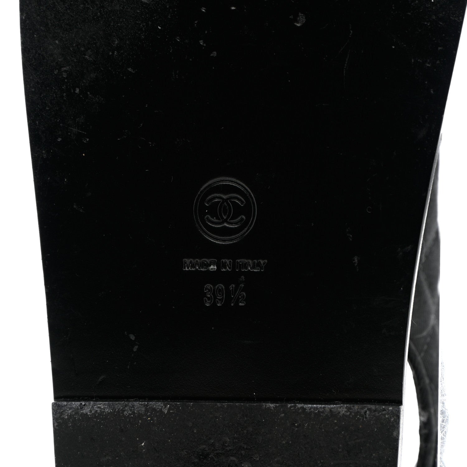 Chanel Mixed Fibers Velcro Dad Sandals 39.5 Black 8 of 15