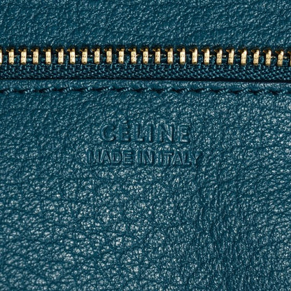 Celine Grained Calfskin Small Tie Knot Tote Denim 6 of 14
