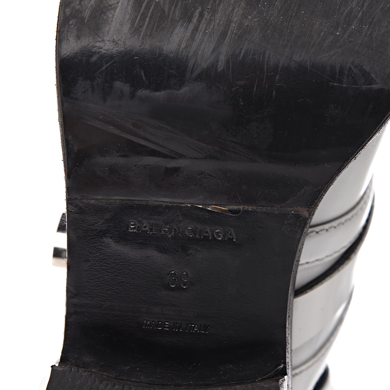 Balenciaga Brushed Calfskin Ceinture Ankle Boots 39 White 18 of 21
