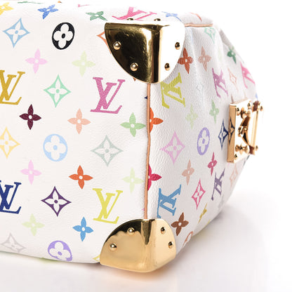 Louis Vuitton Monogram Multicolor Speedy 30 White 10 of 17