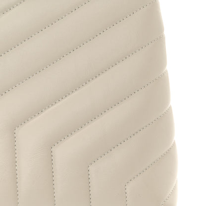 Saint Laurent Calfskin Y Quilted Monogram Medium Loulou Chain Satchel Crema Soft 12 of 15