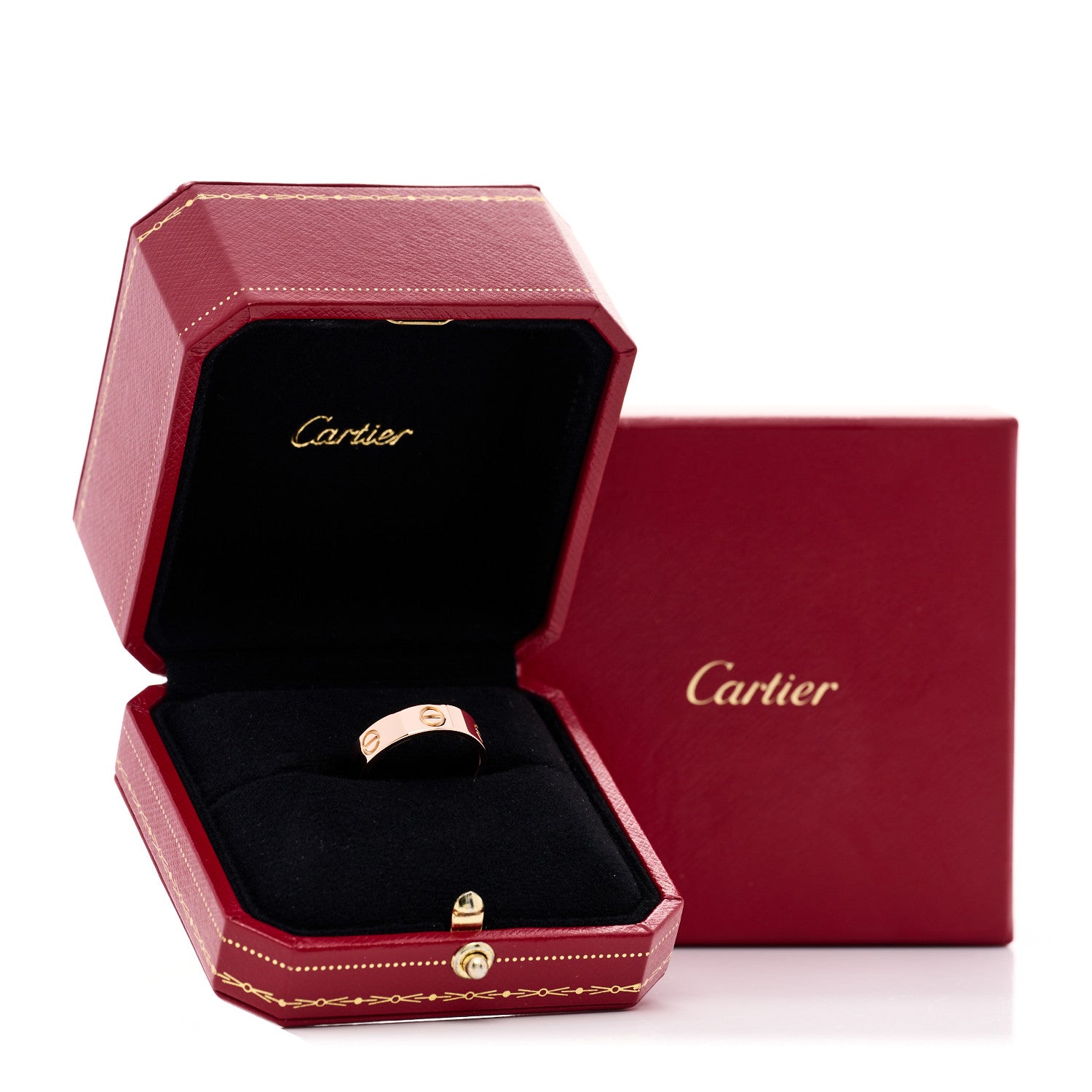 Cartier 18K Pink Gold 5.5mm LOVE Ring 57 8 1733502 – FASHIONPHILE
