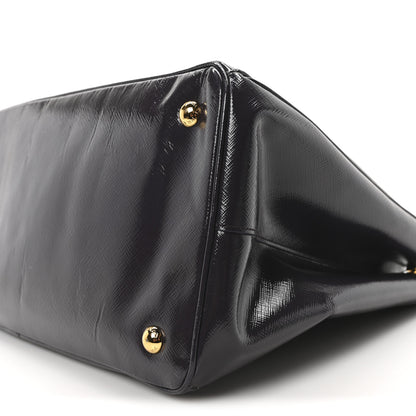 Prada Saffiano Vernice Large Tote Uva 9 of 9