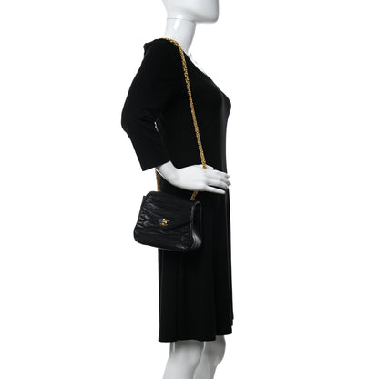 Chanel Lambskin Quilted Small Single Flap Black 2 of 11