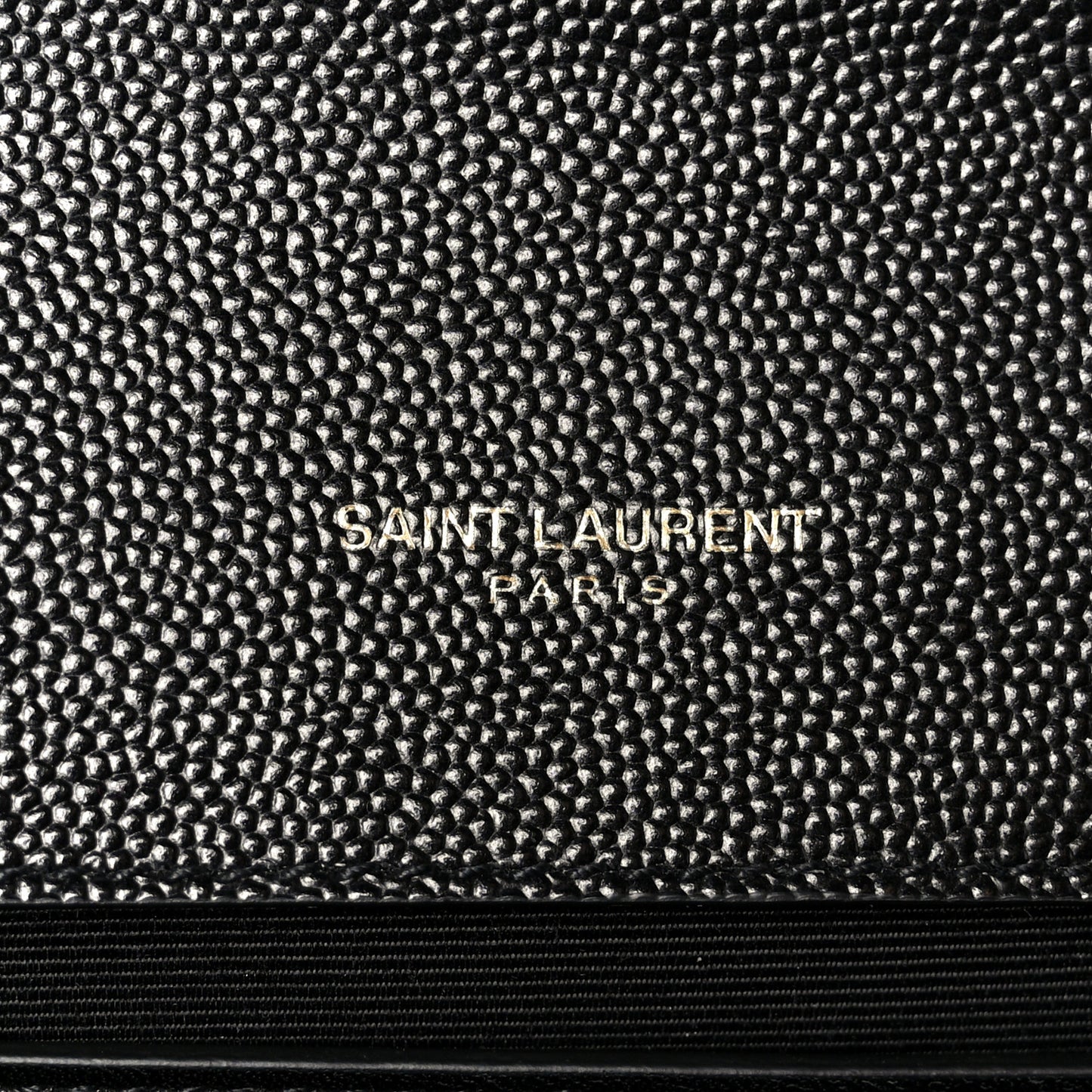 Grain De Poudre Medium Classic Monogram Kate Satchel Black Black