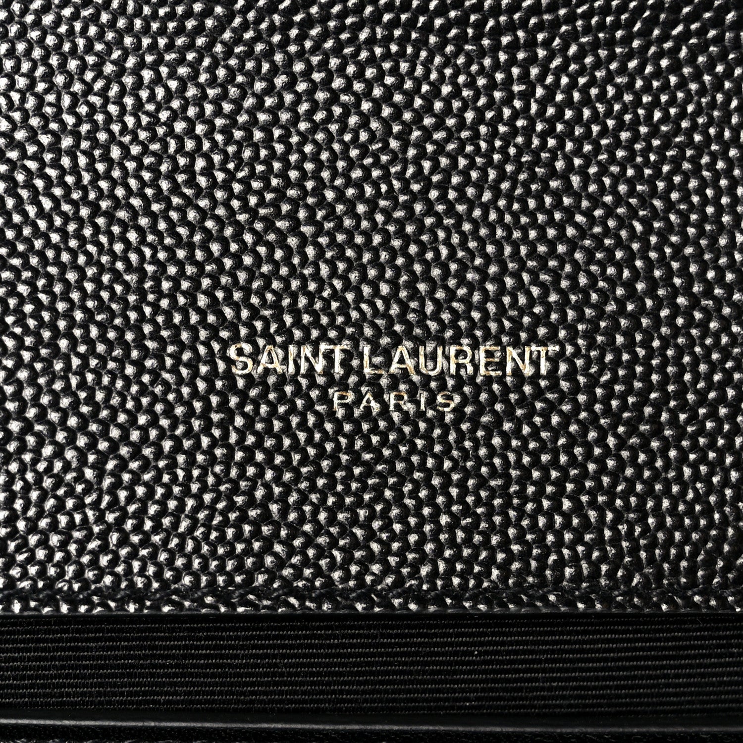 Saint Laurent Grain De Poudre Medium Classic Monogram Kate Satchel Black Black 6 of 11