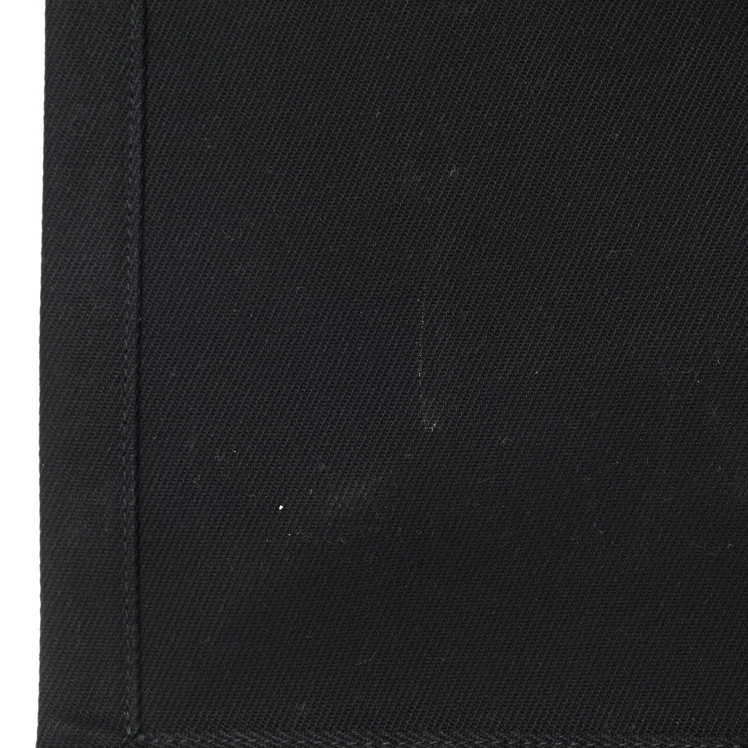 Saint Laurent Linen Calfskin Rive Gauche Tote Black 11 of 14